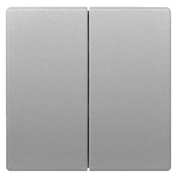 DELTA style Wippe 2-fach neutral für Serienschalter, platinmetallic – 5TG71451