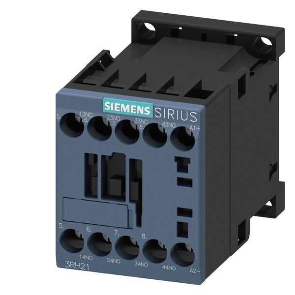 Auxiliary contactor, 4 NO, DC 220V, S00, screw terminal – 3RH21401BM40