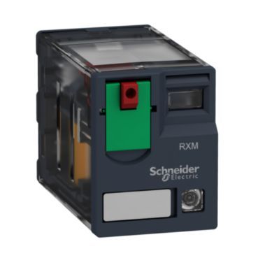 Miniature Relay RXM, 2 CO, 12 A, 24 VDC, LED – RXM2AB2B7
