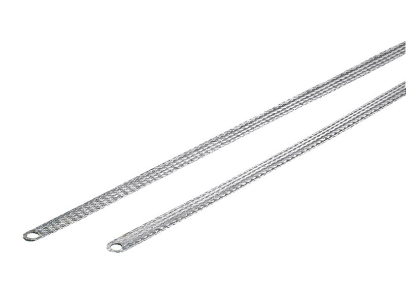 Flat Braided Earth Strap M8, cross-section 25mm², length 200mm, PU=10 PCS – 2412225