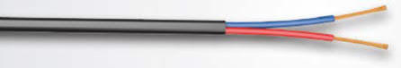 PVC-Insulated Wires LI2GYW 2X1.5 BK Eca Ring 100 m