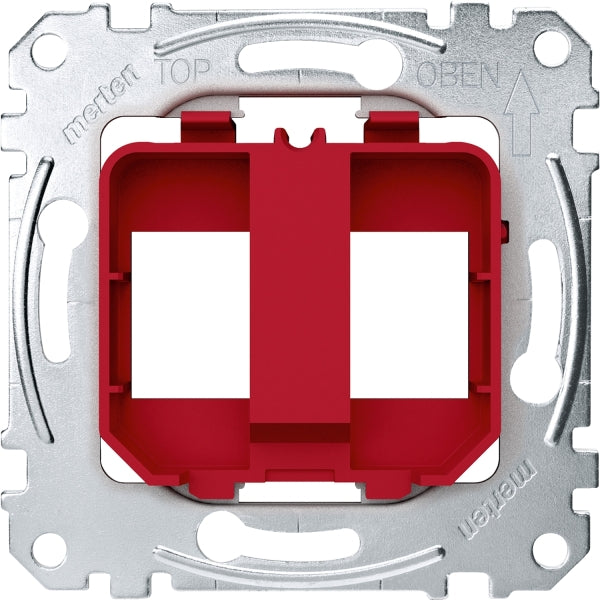 MERTEN Tragplatten für Steckverbinder Modular J ack, rot – MEG4566-0006
