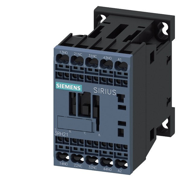 Auxiliary Contactor, 2NO+2NC, AC 230V, 50/60Hz, S00, Spring-type Terminal – 3RH21222AP00