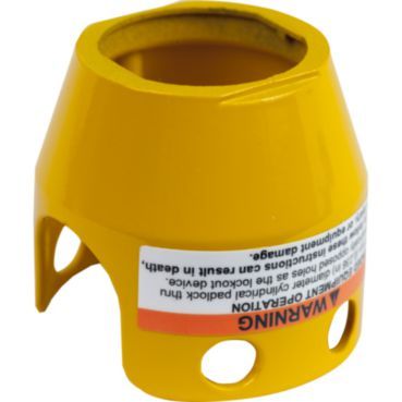 Protective collar for Ø 40 mushroom head pushbuttons and Ø 22mm devices, yellow – ZBZ1605