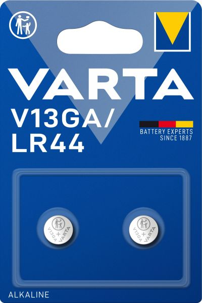 Button Cell Electronics Alkaline V13GA/LR44 1.5V 1Blister=2pcs – 4276101402