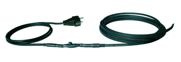 Heating tape with thermostat for plastic pipes, 102W, 6m, 230V