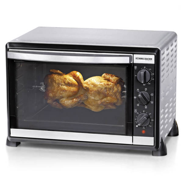 Kleinbackofen,Grill,Umluft,Drehspieß,1800W,42L,ed – BG 1805/E
