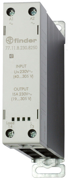 Solid State Relay, 15A/24-277VAC, Inrush current up to 400A for 10ms – 77.11.8.230.8250