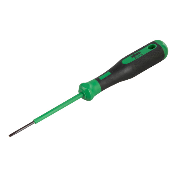 Actuation tool, blade 2.5x0.4mm, with partially insulated shaft – 210-719