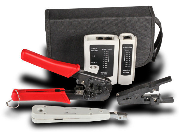 Network Tool Kit 4-piece, with bag – 39919.1