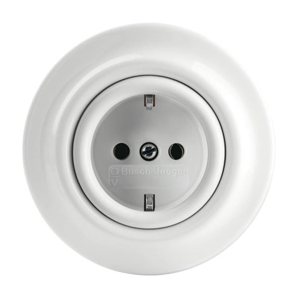 SCHUKO socket studio white - Decento – 2CKA002011A6139