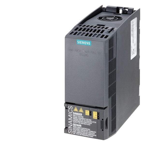 SINAMICS G120C, PROFINET, EtherNet/IP, IP20 / UL open type, FSAA,A, 3AC 380-480 V, 0,75 kW – 6SL32101KE123AF2