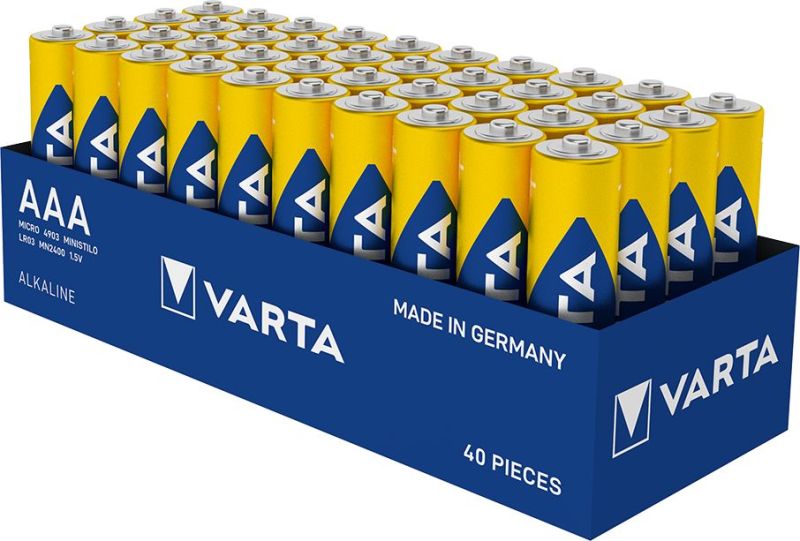 Battery Longlife Power Alkaline AAA Micro LR03 1.5V TRAY=40 pcs – 4903121394