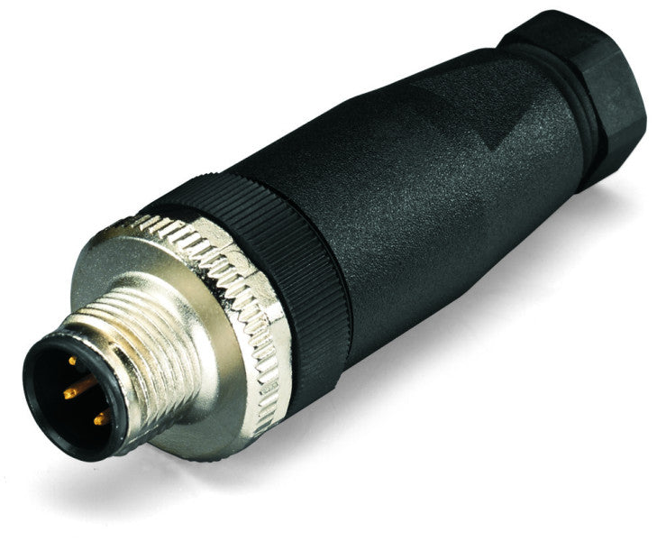 Confectionery. Connector, 4-pin, M12 pin axial A-coded – 756-9203/040-000