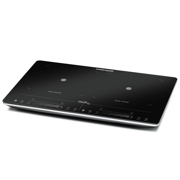 Glaskeramik Doppelkochtafel Induktion 3400W schwarz