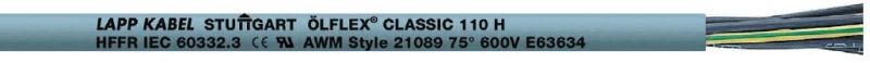 ÖLFLEX CLASSIC 110 H 7G0,75 Schnittlänge