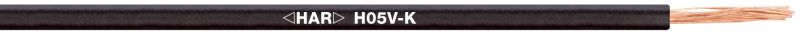H05V-K 1X1 BK Ring 100 m