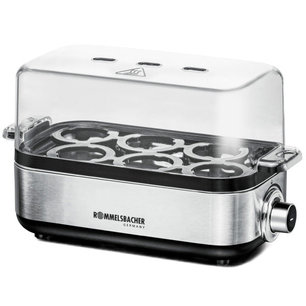 Eierkocher f. 6 Eier 400W Signalton Pochier-Einsatz edst-sw – ER 600