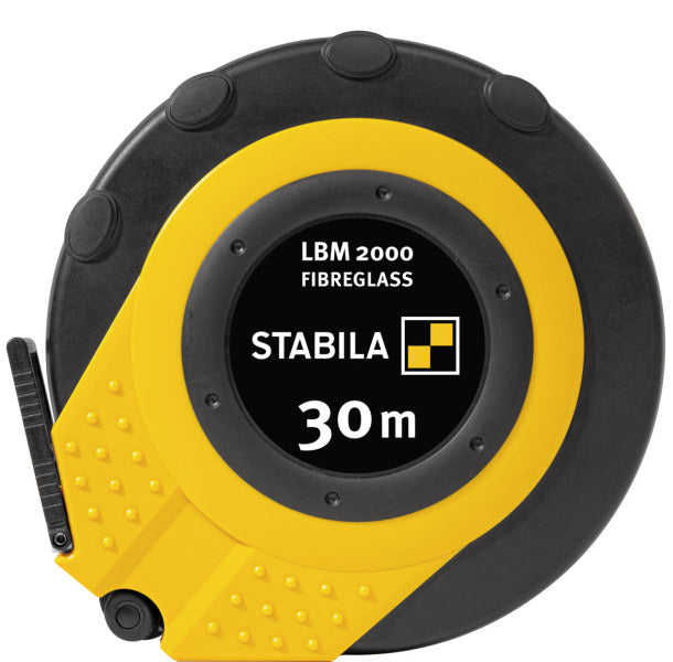 Kapselbandmaß LBM 2000, 30 m, Glasfaserband, metrische Skala – 19655