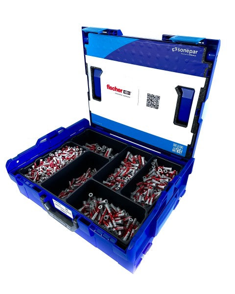 L-BOXX FISCHER 1470-piece, DUOPOWER All-Purpose Plugs / Universal Plugs Assortment, All Building Materials – L-BOXX FISCHER 2