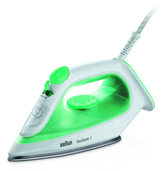 Steam Iron 2000W 220ml SuperCeramic Soleplate Auto-Off green-white – 127407002
