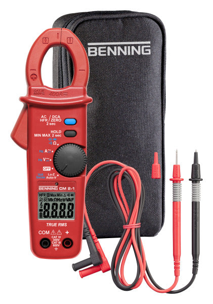 BENNING Trms-Digital-Stromzange 400A 600V 40MOhm Durchgang Diode Hold Max/Min Zange 27mm – 044689