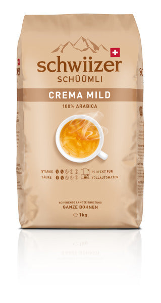 Whole Bean Coffee Schwiizer Mild, 1kg