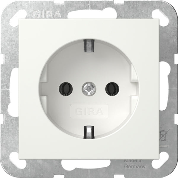 GIRA SCHUKO Steckdose System 55 reinweiß matt – 418827