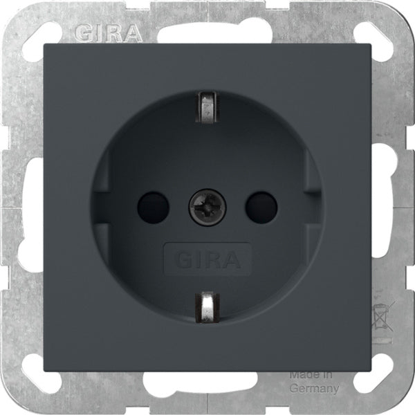 SCHUKO-Steckd. SH System 55 Anthrazit – 445328
