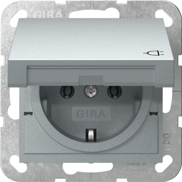 SCHUKO Socket KD System 55 F Alu – 445426