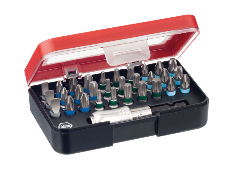 Bit Set Standard 25 mm mixed32-pc.1/4'' C6.3incl.Box with belt clip – 41126