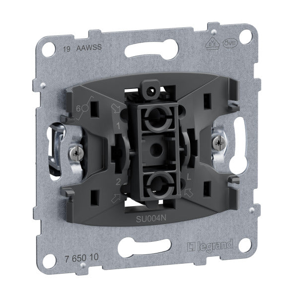 LEGRAND SEANO Einsatz Wechselschalter mit N-Klem me 10AX Steckklemmen – 765010