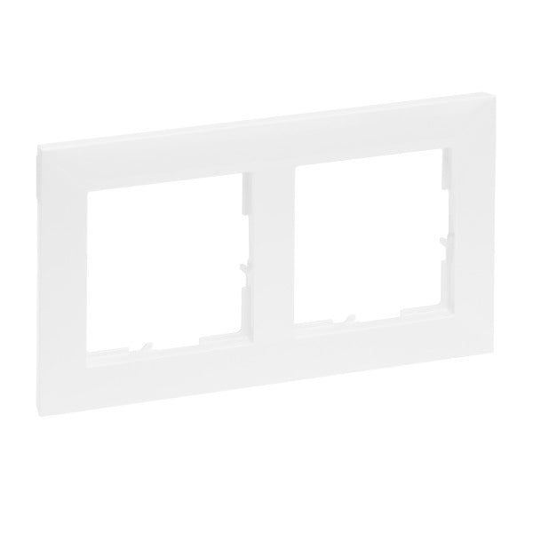 LEGRAND SEANO 2-fach Rahmen in der Farbausführun g Ultraweiss – 765172