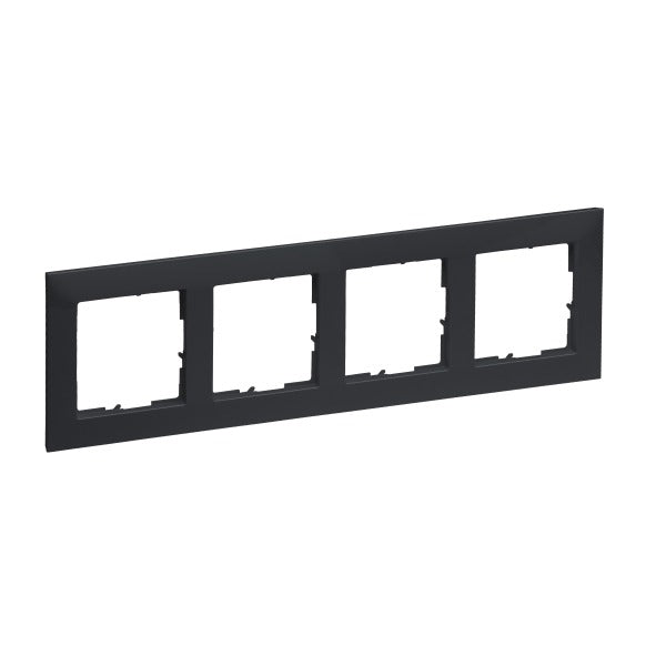 SEANO 4-gang frame in painted anthracite finish – 765474