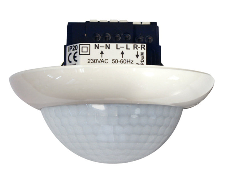 BEG Unterputz Präsenzmelder, Slave, weiß PD4-S-UP, 360° – 92163