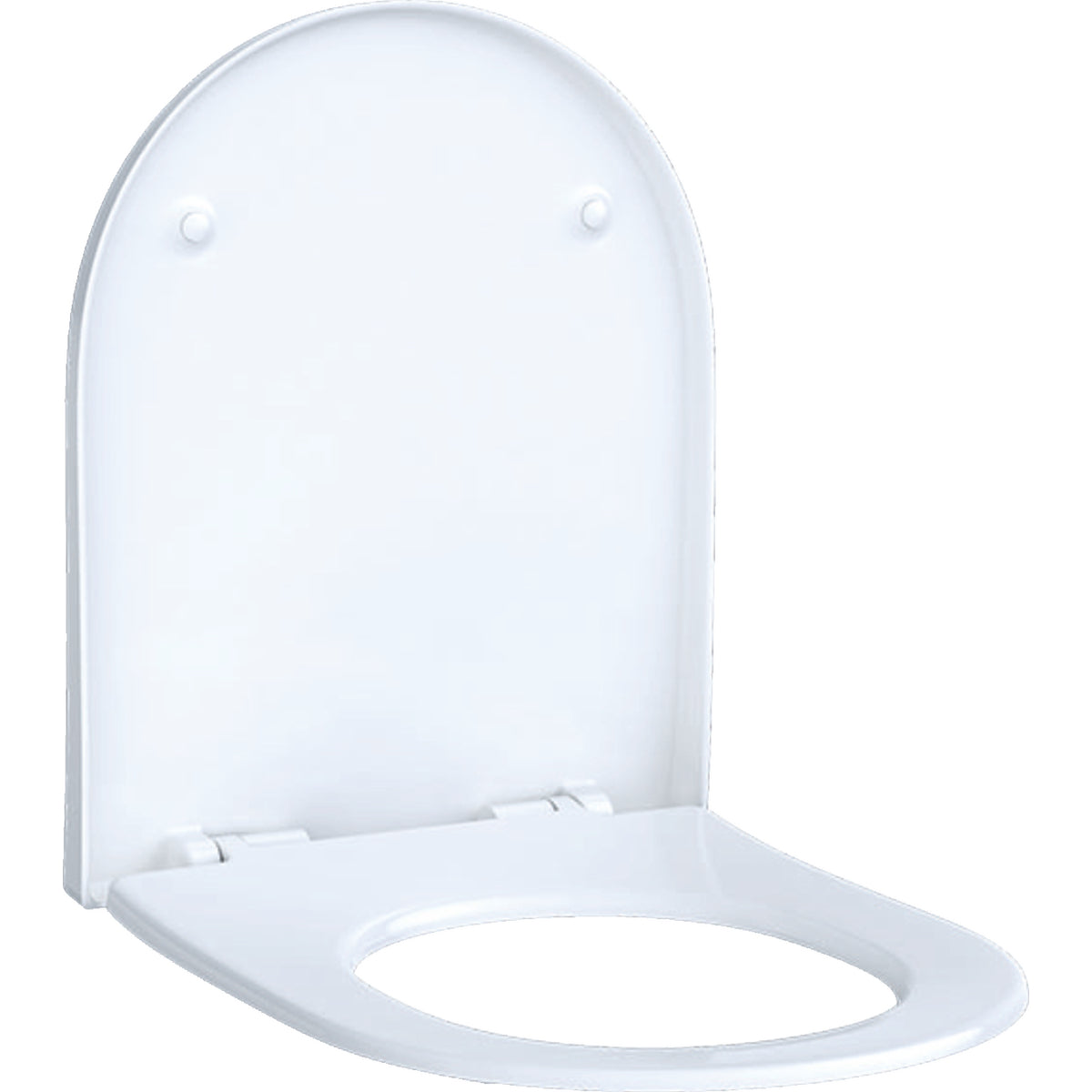 GEBERIT SANITAER Geberit Acanto WC-Sitz Slim Wrap over antibakt Scharn verchr m Absenk. Quickr – 500.605.01.2