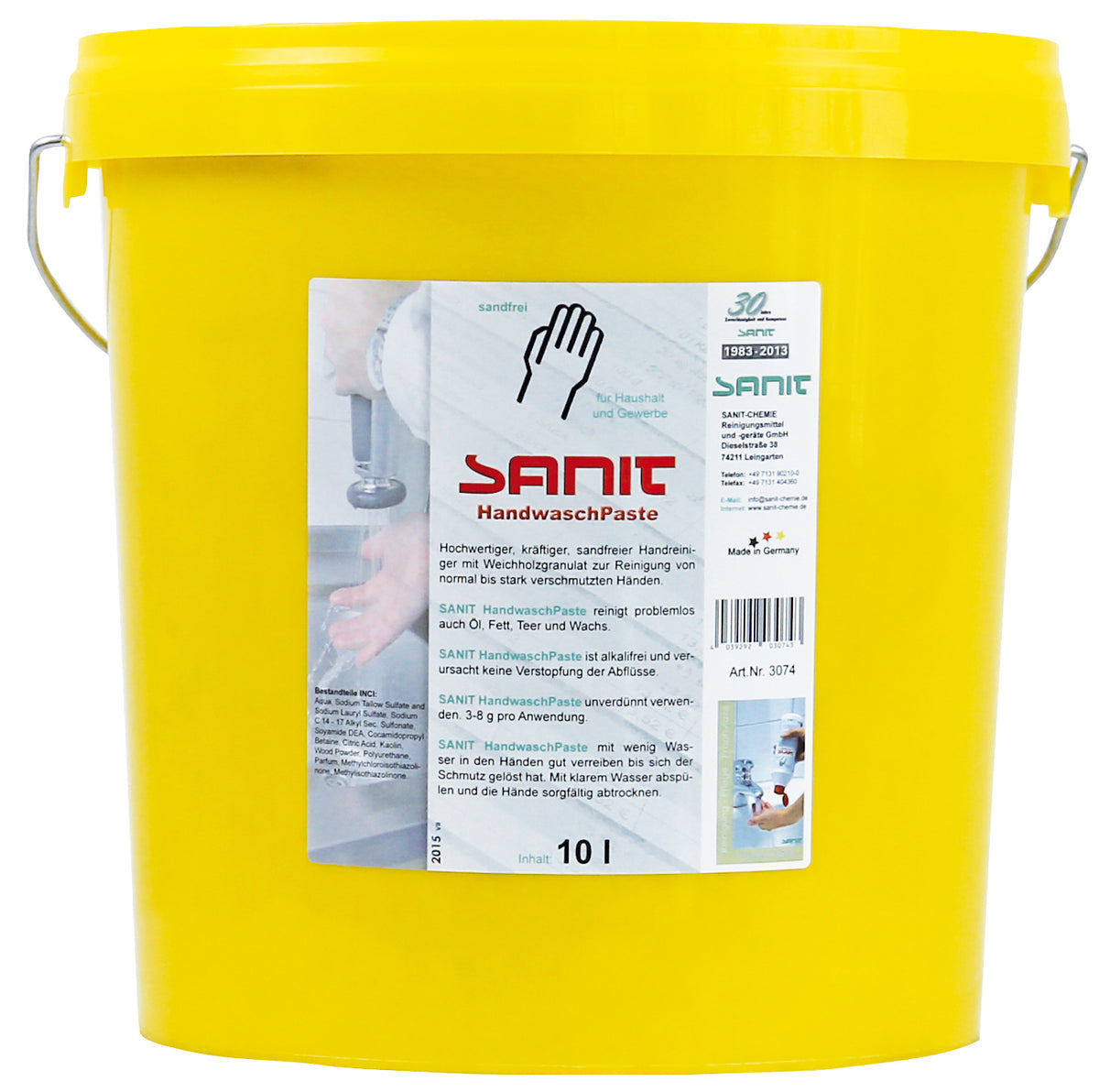 ALVA Handwaschpaste 10 L sandfrei - ACHWP10