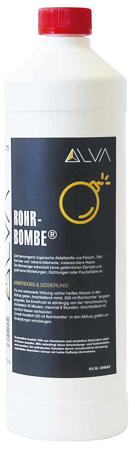 Alva RohrBombe Rohrreiniger, 1000 ml Flasche - ACRB