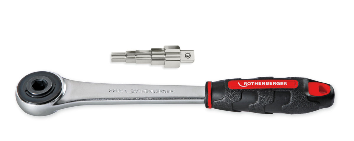 ROTHENBERGER Uni-Stufenschlüssel-Set Ratsche, 3/8-1" – 73297