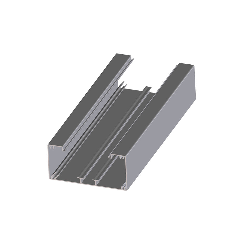 GGK BRA3 Alu Brüstungskanal Unterteil H=62 B=130mm, reinweiß RAL 9010 – 11703
