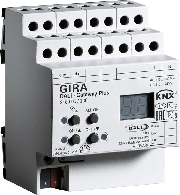 GIRA DALI-Gateway Plus KNX REG – 218000