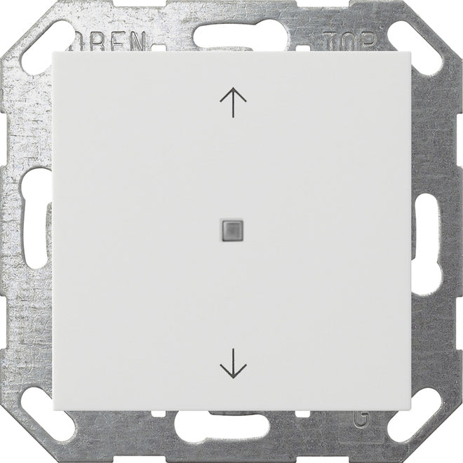 GIRA KNX Taster Wippe 1f Pfeile System 55 reinweiß glänzend – 517203