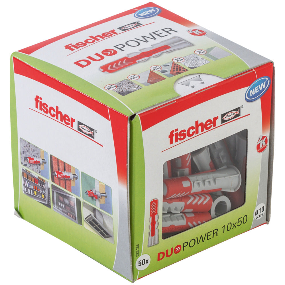 FISCHER DÜBEL Duopower 10 x 50 - VPE=50ST Duopower – 535456
