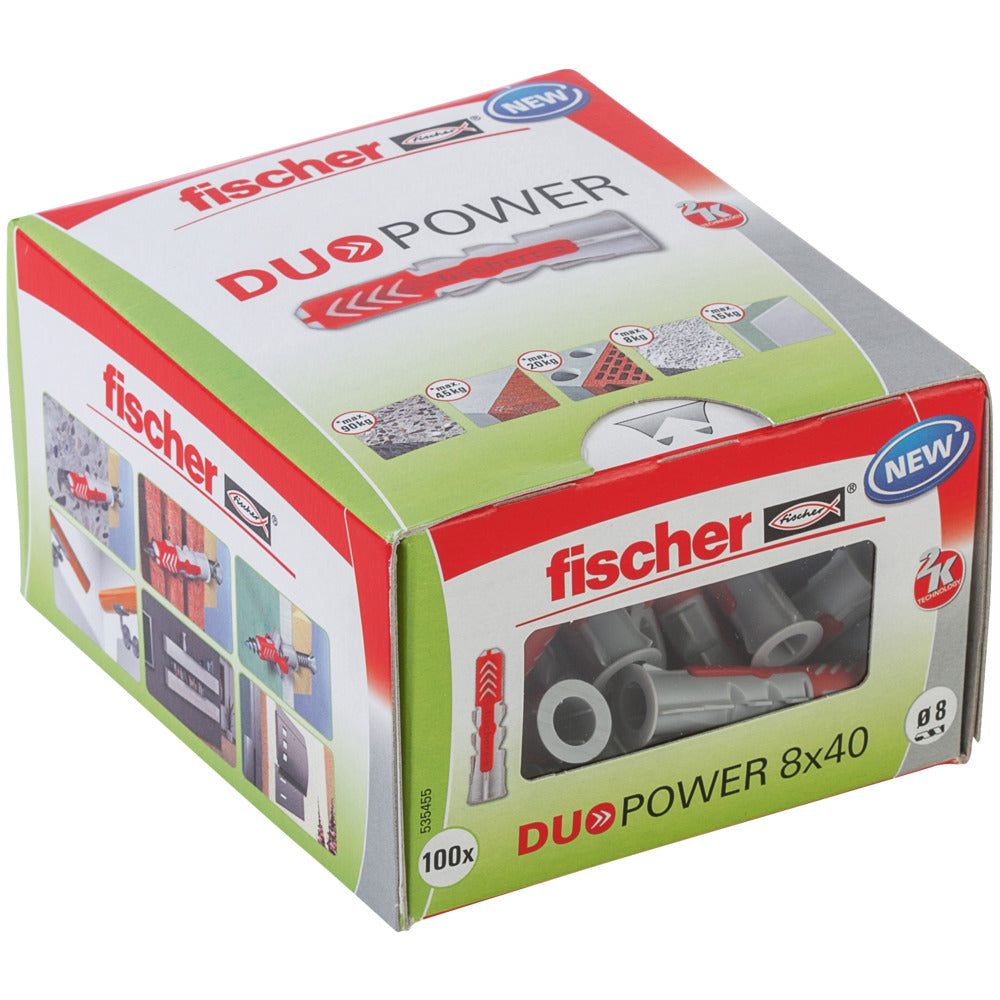 FISCHER DÜBEL Duopower 8 x 40 - VPE=100ST Duopower – 535455