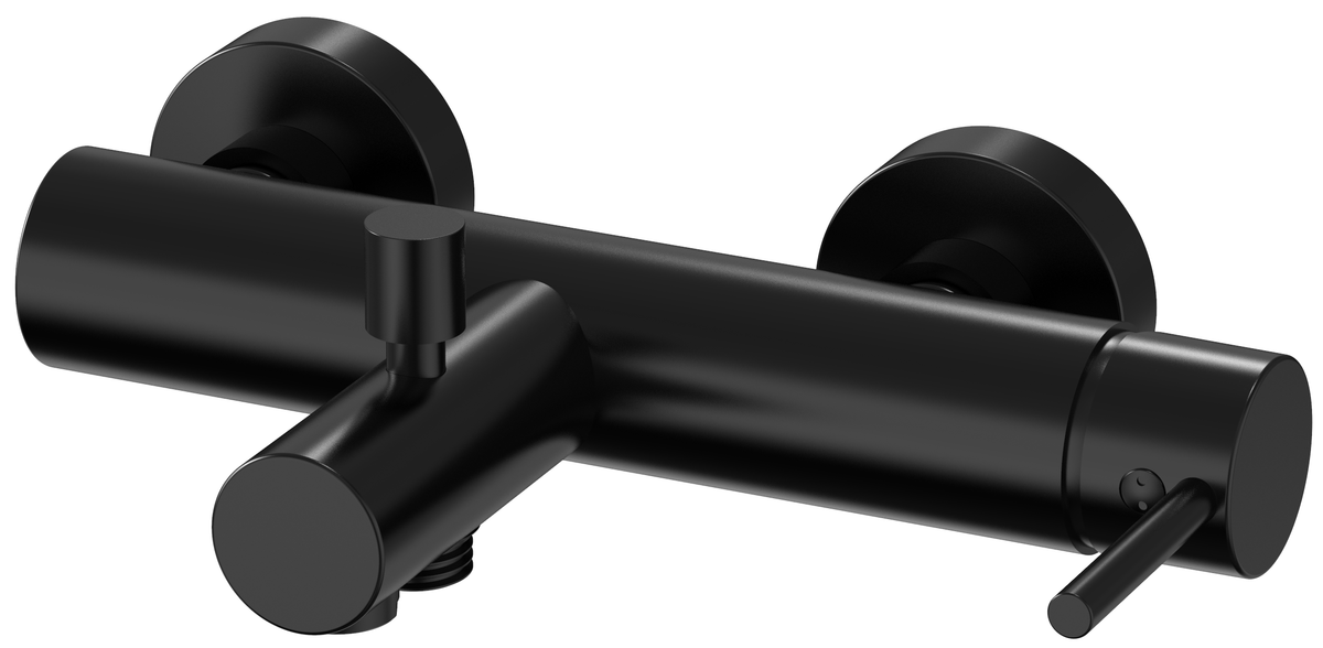 Alva Idea 1.0 Wannenarmatur seitengesteuert, Schwarz Matt - AQARIDBWSG.1S