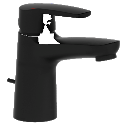 Alva Dura 1.0 Waschtischarmatur XL mit Ablaufgarnitur, Black Line Matt - AQARDUWTXL.1BM