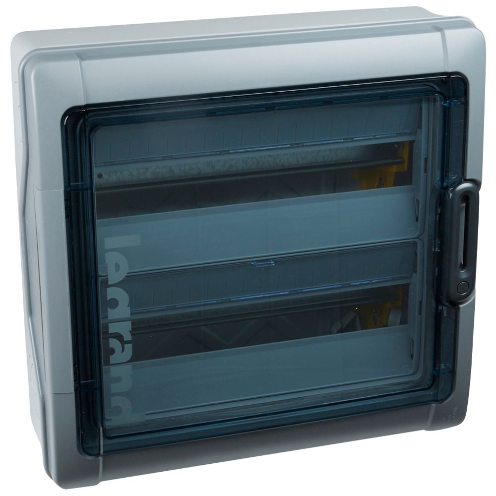 LEGRAND Feuchtraumverteiler Plexo³, PV, Aufputz, IP65-IK09, 2-reihig, 36 Module – 414036