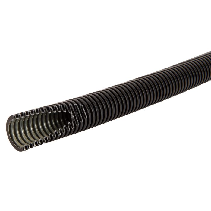 PIPELIFE Biegsames PP Panzerflexrohr Ø40mm, LS0H, Innengleitschicht, schwarz, halogenfrei – PPFLEX40