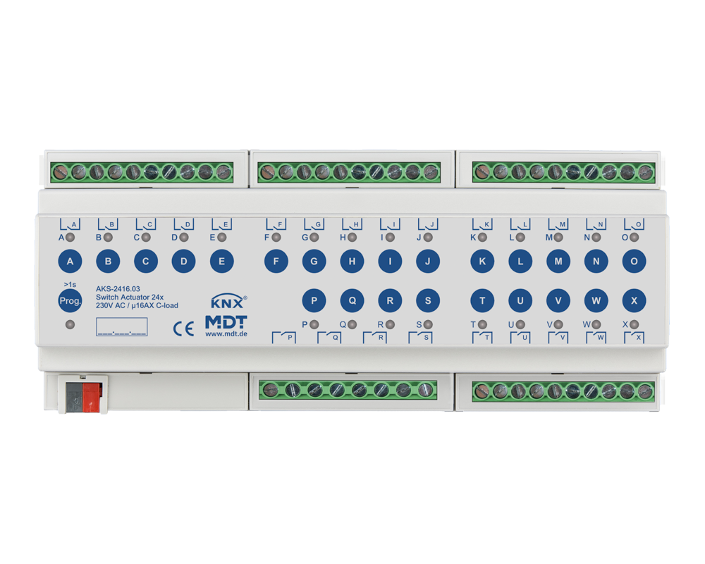 MDT KNX Schaltaktor C-Last 24fach REG – AKS-2416.03