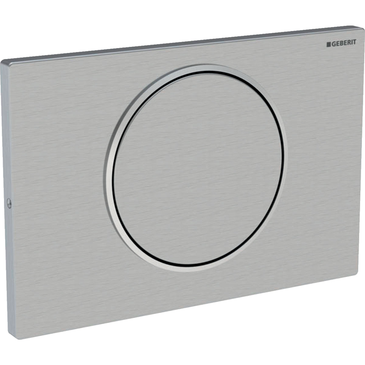 GEBERIT GE Betaetigungsplatte Sigma10 Spuel/Stop ES gebuerstet, verschraubt, square – 115.787.SN.5